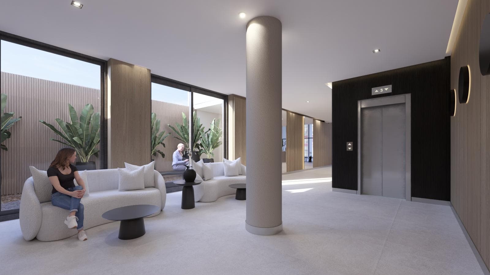Hall de acceso de City Square